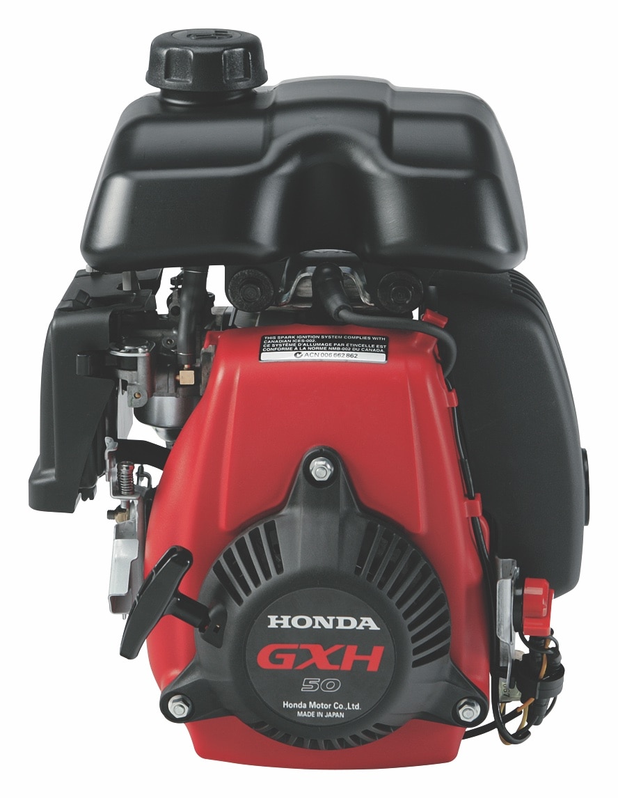 Front of Honda GXH50 engine