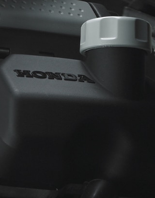 Close up of Honda engine model