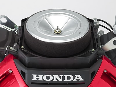 Vue de dessus du modèle de moteur Honda
