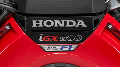 Close up image of Honda iGX 800 engine